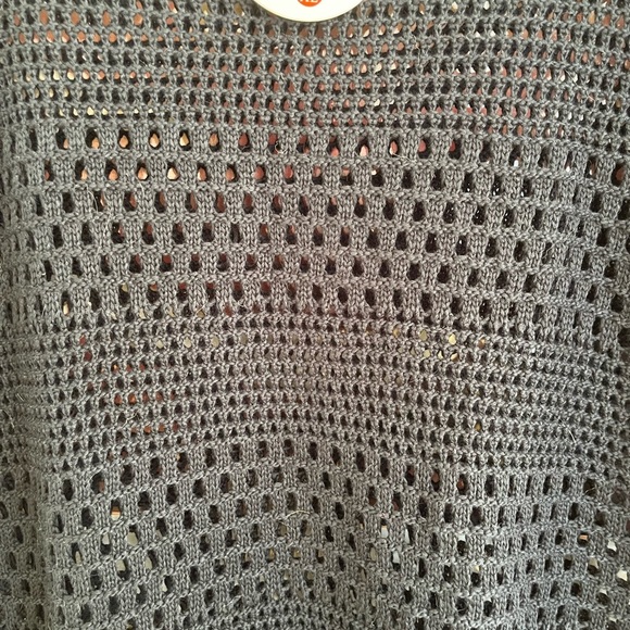 Anrabess Black Open Crochet Top - Picture 6 of 10